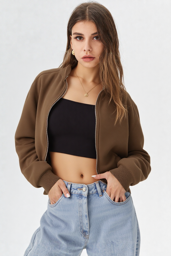 Unisex Zip Fleece Jacket