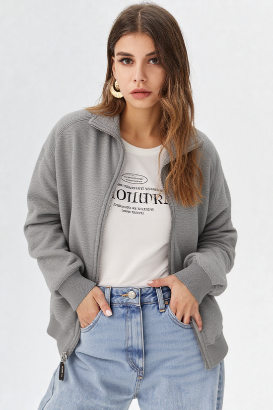 Unisex Zip Fleece Jacket