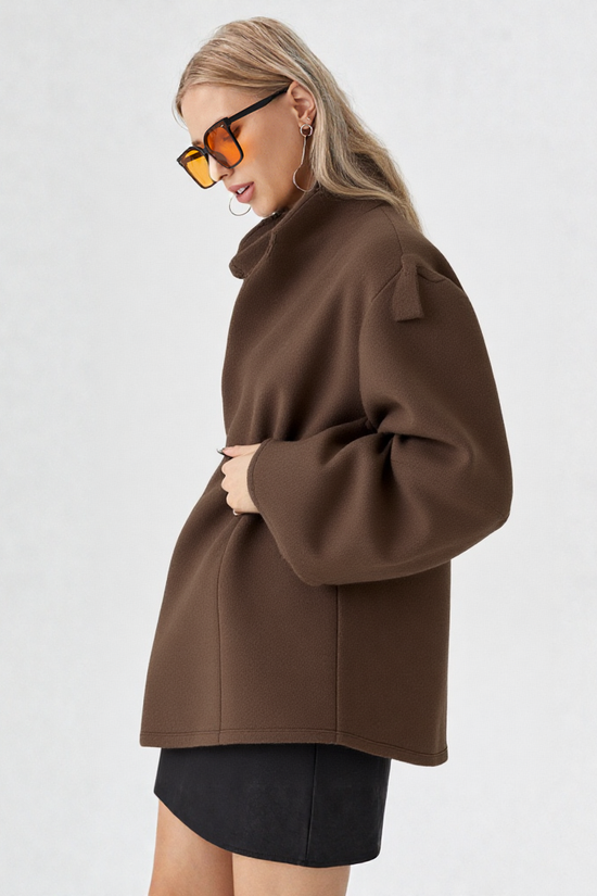 Elegant Belted Wrap Jacket