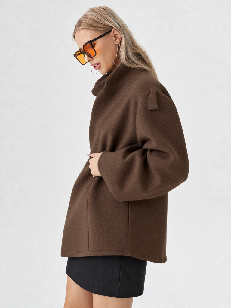 Elegant Belted Wrap Jacket