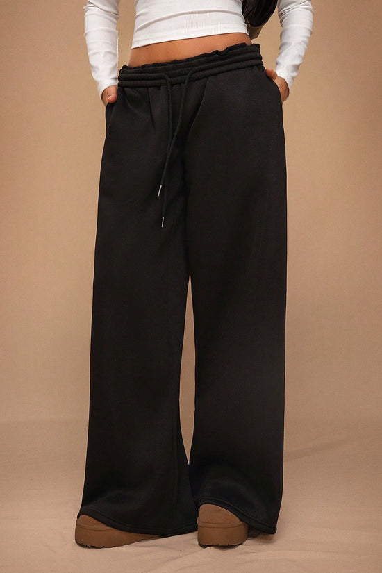 Relaxed Fit Soft Knit Pants