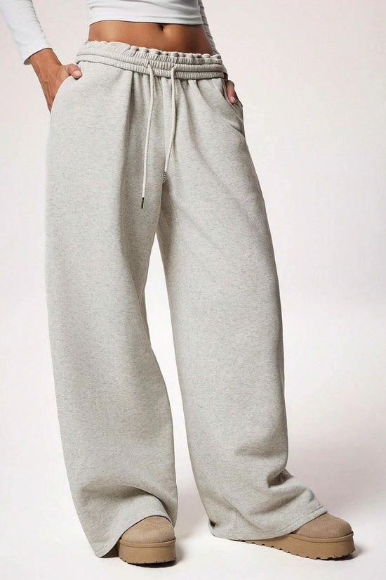 Relaxed Fit Soft Knit Pants